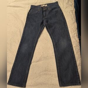 Levi's Dark Wash Straight Jeans